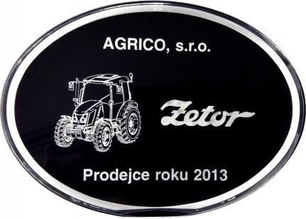 AGRICO_Prodejce roku Zetor 2013
